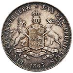 GERMANIA - WURTTEMBERG  GUGLIELMO I (1816 ... 