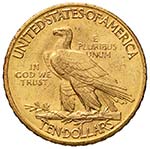 USA - REPUBBLICA - DIECI DOLLARI 1908 KM. ... 