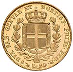  SAVOIA - CARLO ALBERTO - VENTI LIRE 1831 ... 
