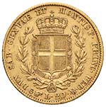  SAVOIA - CARLO ALBERTO - VENTI LIRE 1840 ... 