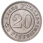  SAVOIA - UMBERTO I - VENTI CENTESIMI 1894 ... 