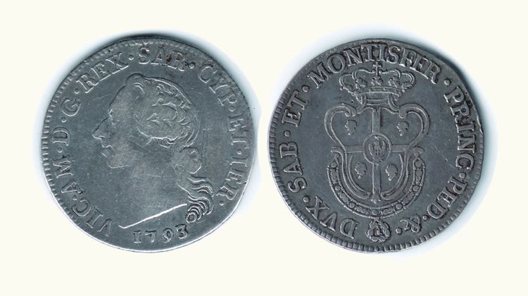 VITTORIO AMEDEO III - Monetazione ... 