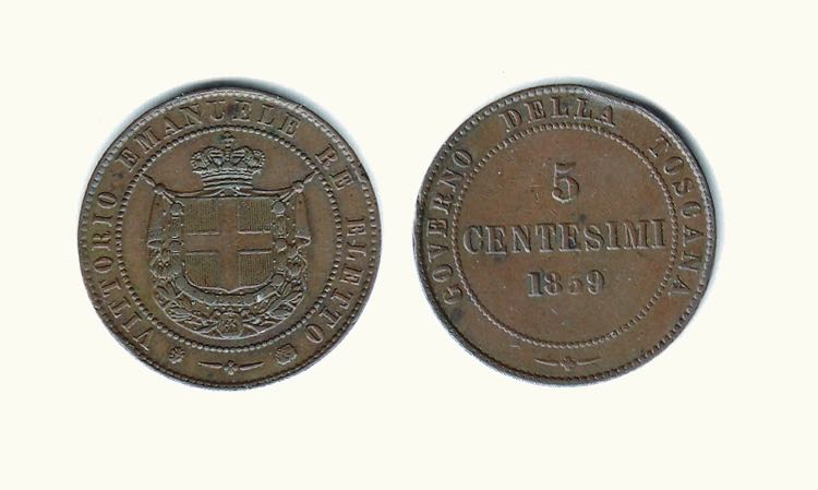 VITTORIO EMANUELE II - 5 Cent. ... 