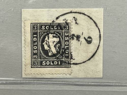 1859 -  3 soldi nero II tipo (29) ... 