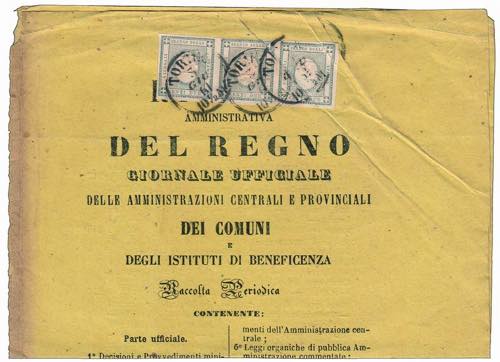 1861 -  Francobolli per stampati, ... 