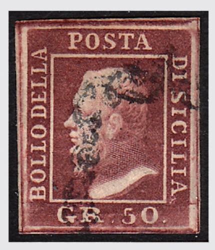 1859 -  50 gr. lacca bruno (14), ... 