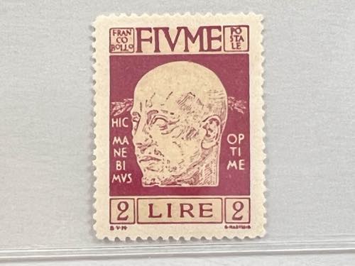 1920 -  FIUME, DAnnunzio, 2 lire ... 