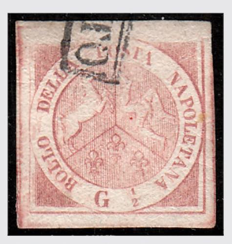 1858 -  1/2 gr.carminio chiaro, I ... 
