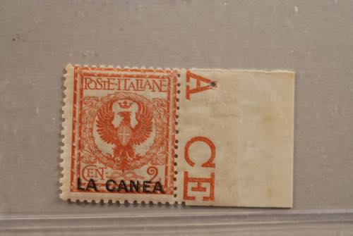 1905 -  LA CANEA, 2 c. rosso bruno ... 