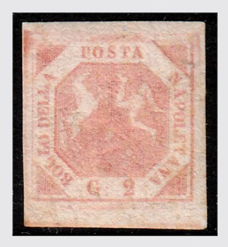 1858 -  2 gr.rosa chiaro, I tavola ... 