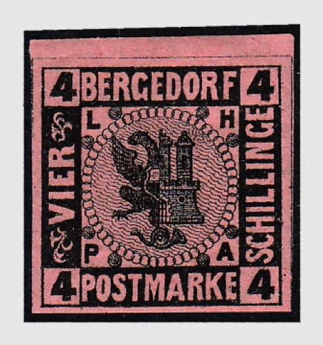 1861-67 -  BERGEDORF, stemmi , 5 ... 