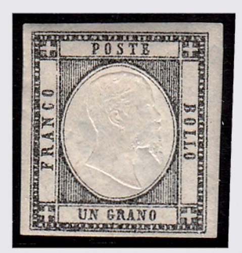 1861 -  1 gr. nero (19). ... 