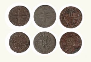 SAVOIA - Lotto di 3 monete in Rame: ... 