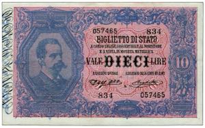 REGNO D’ITALIA - Umberto I - 10 Lire 1892 ... 