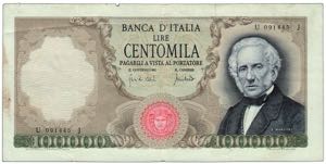 REPUBBLICA ITALIANA - 100.000 Lire Manzoni - ... 