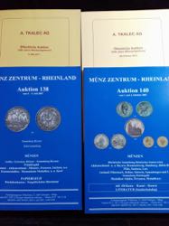 Lotto di 4 cataloghi dasta numismatica: ... 
