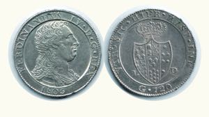NAPOLI - Ferdinando IV (1759-1815) - Piastra ... 