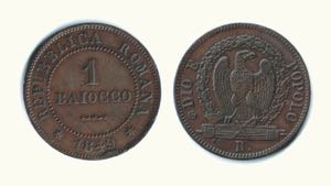 ROMA - II Repubblica romana - Baiocco 1849 - ... 