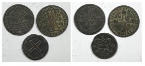 CARLO EMANUELE III - Lotto di 3 monete: ... 