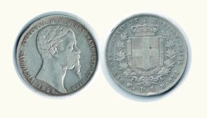 VITTORIO EMANUELE II (1859-1861) - 5 Lire ... 