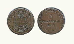 VITTORIO EMANUELE II - 5 Cent. 1859 - ... 