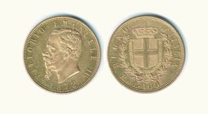 VITTORIO EMANUELE II (1861-1878) - 100 Lire ... 