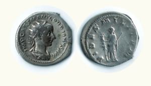 GORDIANO III (238-244) - Antoniniano; D/ ... 