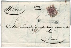 1851 -  30 c. carta a coste verticali (16) ... 