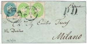 1864 -  3 soldi verde in coppia (37) + 10 ... 