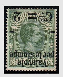 1890 -  Valevole per le stampe, 2 c.su 10 ... 