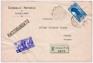 1908 -  Michetti, 25 c. azzurro (83d) in ... 