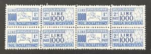 1954 -  Pacchi postali, 1.000 lire ... 