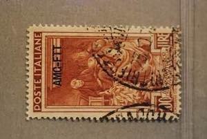 1950 -  Lavoro, 100 lire bruno rosso dent. ... 