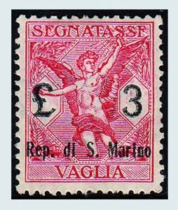 1924 -  Segnatasse vaglia, 6 valori cpl. ... 