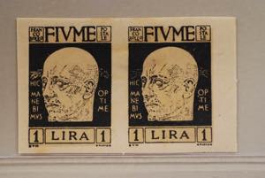 1920 -  FIUME, Effigie di DAnnunzio, 1 lira ... 