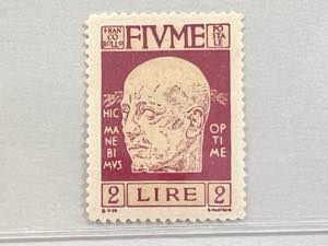 1920 -  FIUME, DAnnunzio, 2 lire rosso ... 