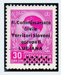 1941 -  LUBIANA, 16 valori cpl. (18/33). ... 
