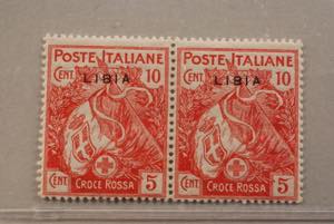 1915 -  Croce Rossa, 10 c. + 5 c. rosa ... 