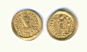 LEONE I (457-473) - Solido - Segno di zecca: ... 