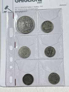 VITTORIO EMANUELE II - Lotto di 6 monete: 2 ... 