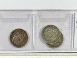  VITTORIO EMANUELE III - 3 monete da 1 ... 