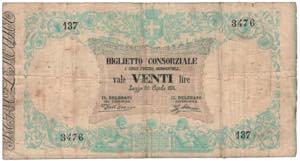 VITTORIO EMANUELE II - Biglietto consortile ... 