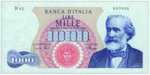 REPUBBLICA ITALIANA - 1.000 Lire Verdi - ... 