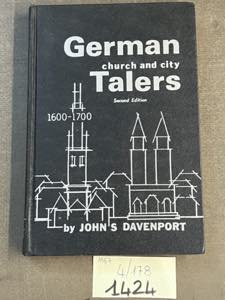 DAVENPORT J.S. - German Taleres 1600-1700 - ... 