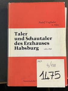 VOGLHUBER R. - Taler und Schautaler des ... 