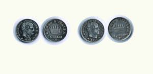 MILANO - Napoleone - 2 monete da 5 Soldi ... 