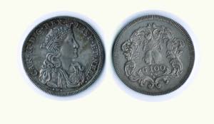 NAPOLI Carlo II - Ducato da 100 Grana 1693: ... 