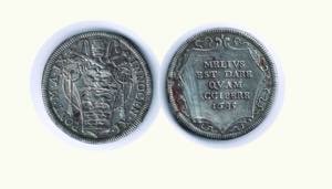 ROMA - Innocenzo XI - Testone 1685 - Melius ... 