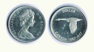 CANADA -  Dollaro 1967.   - Proof