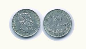 VITTORIO EMANUELE II - 20 Cent. 1863 Mi.  